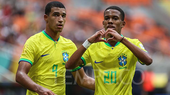 Chelsea Berburu Estavao, Messi Dari Brasil Estevao (kanan) Foto : Ist