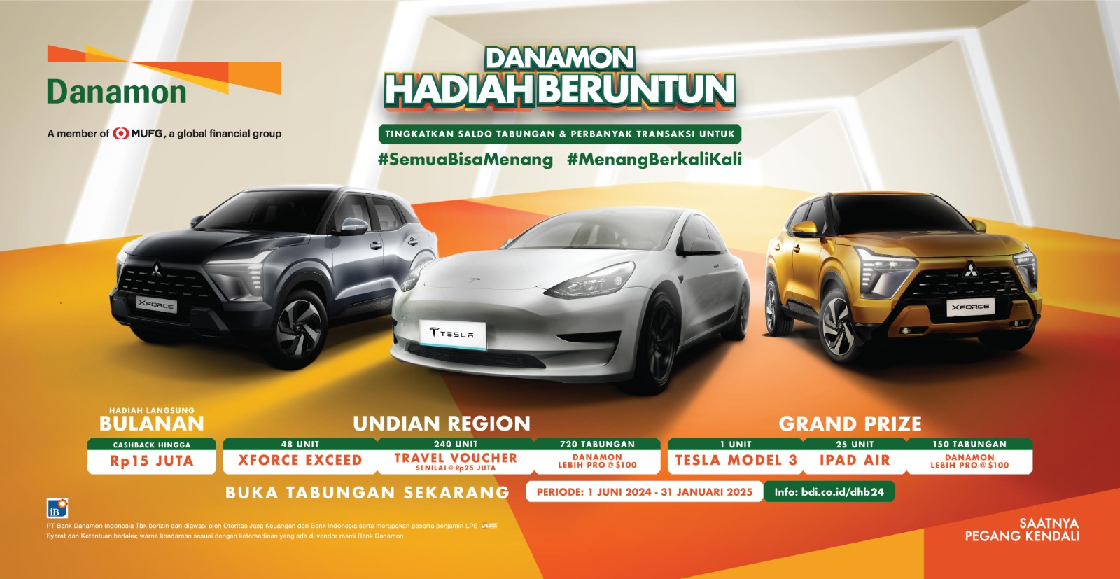 "Danamon Hadiah Beruntun" Hadir Kembali untuk Ketiga Kalinya Foto : Ist