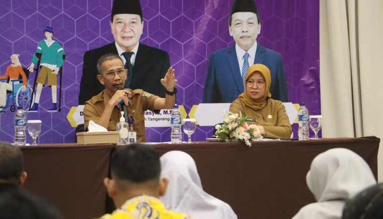 Dukung Kesetaraan Hak Bekerja Disabilitas, Pemkab Tangerang Gelar Rakor ULD bersama Disnaker Foto : Mg.Fikri