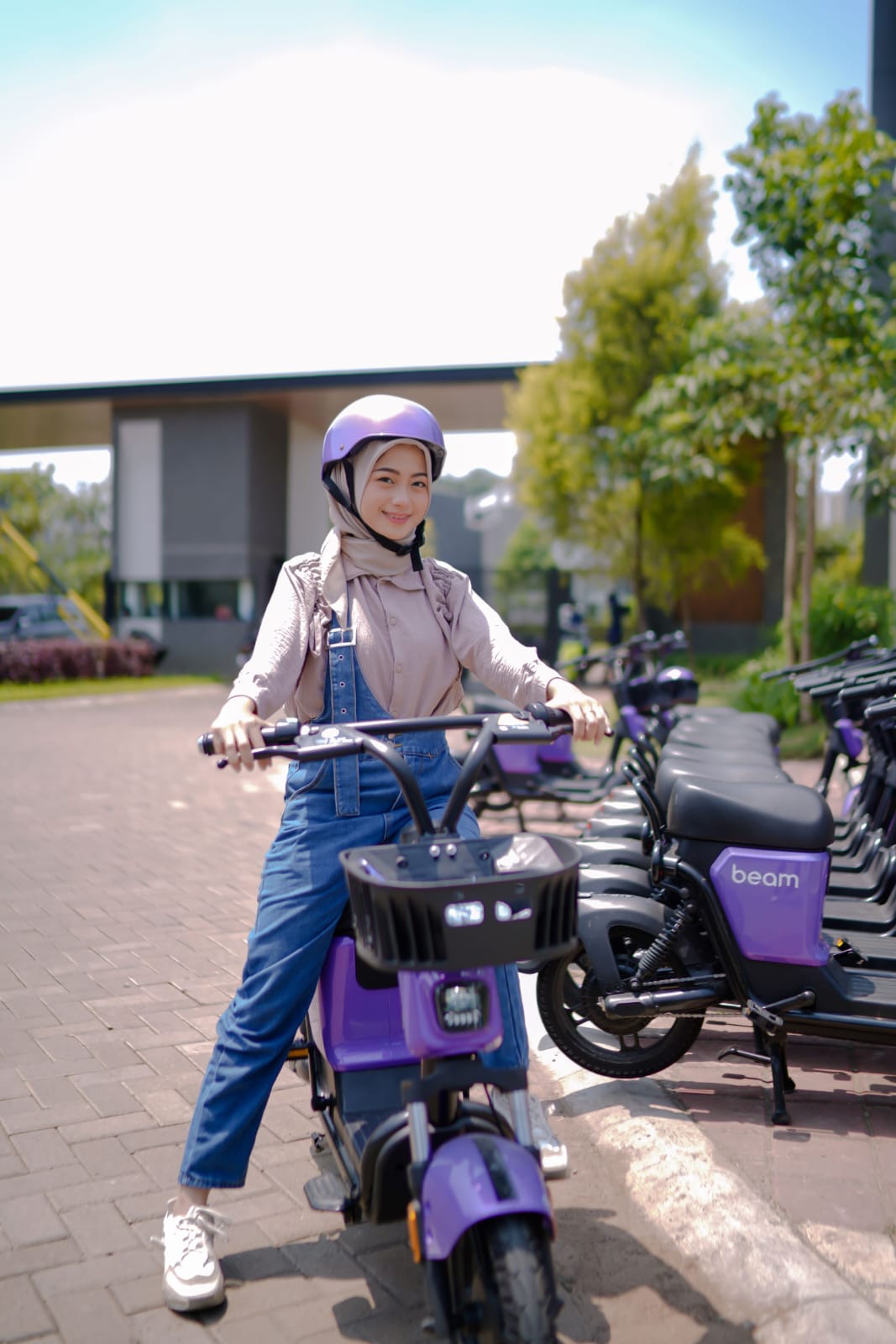 Eksis Selama Setahun, Beam Mobility Ubah Pola Berkendara Civitas Akademika di Kampus UI Foto : Ist