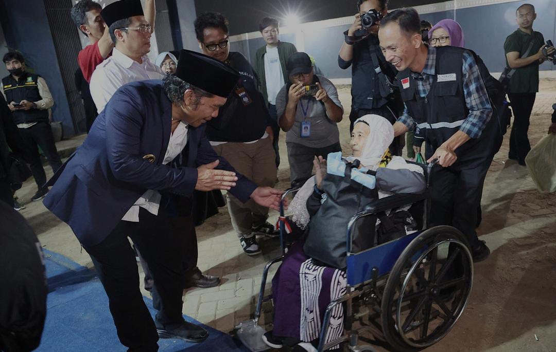 Haji Provinsi Banten Kloter 02 Tiba Kembali Ke Tabah Air Foto : Humas Pemprov
