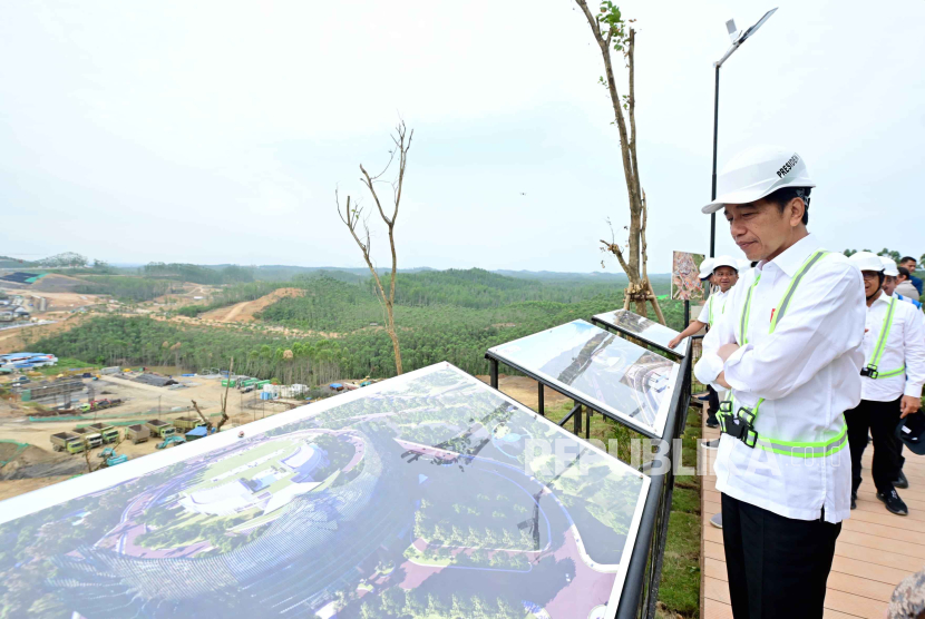 Jokowi Ajak Pengusaha Lokal Segera Investasi Di IKN, Sebelum Harga Tanah Naik Foto : Ist