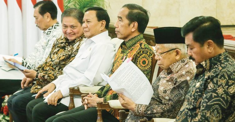 Jokowi Istimewakan Prabowo Di Sidang Kabinet Foto : Ist
