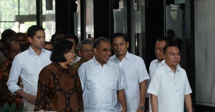 Tim gugus tugas bersama Menkeu Sri Mulyani. Foto : Ist