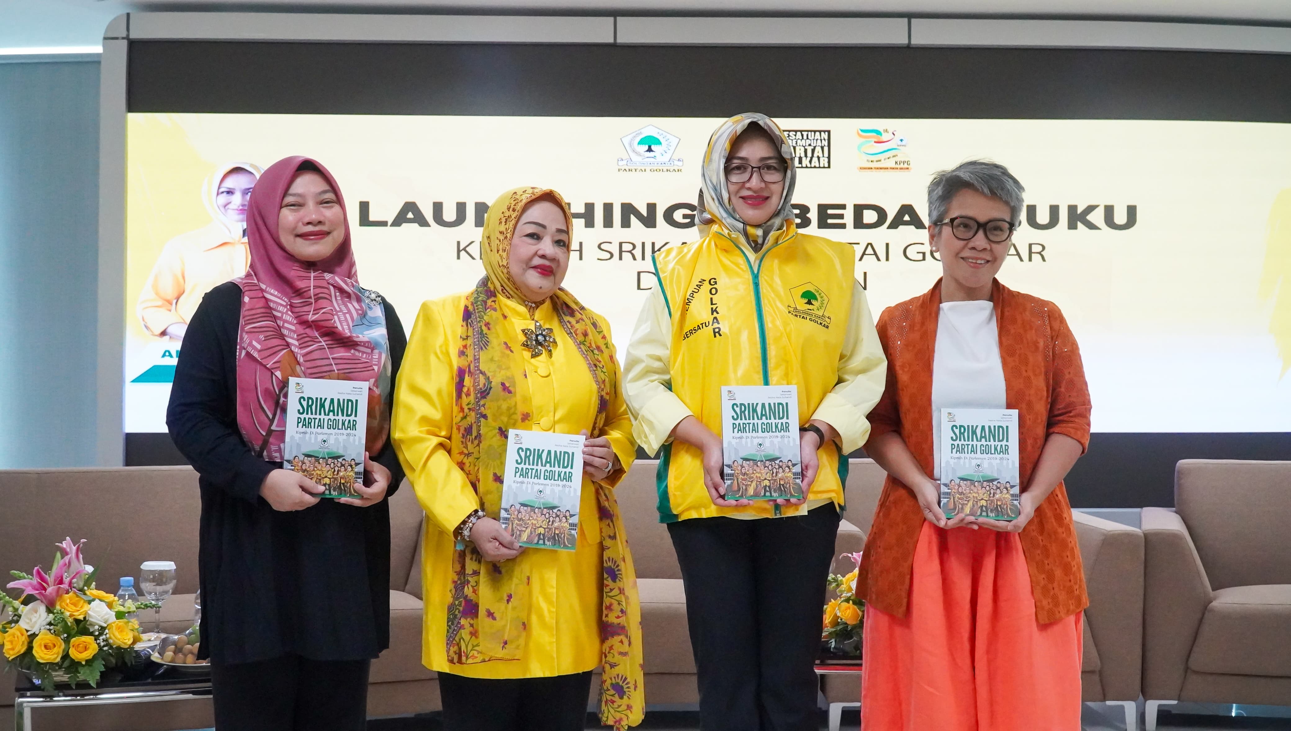 KPPG Luncurkan Buku Srikandi Golkar, Airin Puji Kepemimpinan Airlangga Foto : Ist