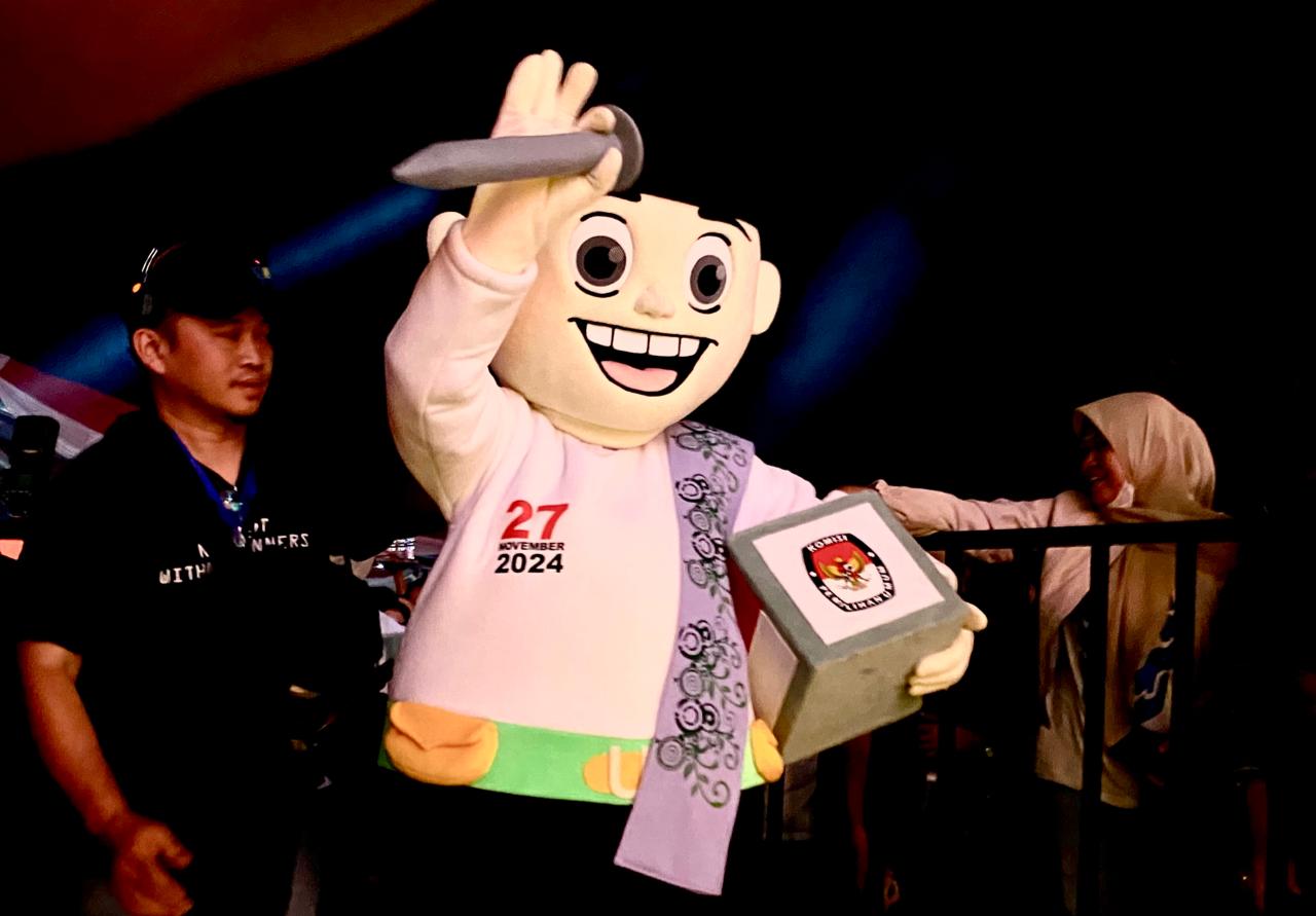 Lewat Juki, KPU Targetkan Partisipasi Pemilih 75% Di Pilkada 2024 KPU Kota Tangsel perkenalkan maskot Pilkada Tangsel bernama Juki.