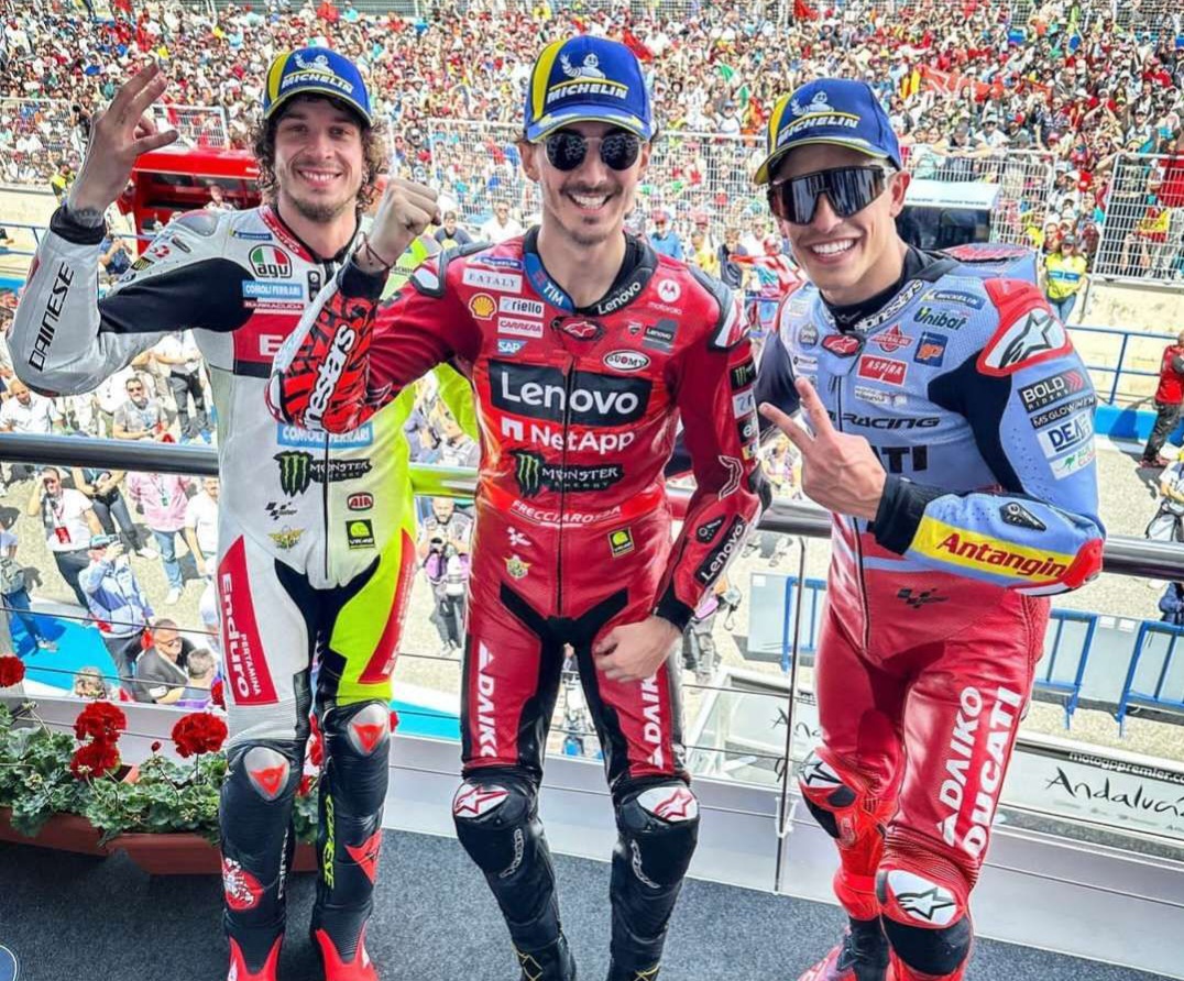 MotoGP, Bagnaina Dan Marquez Kompak Bersama Ducati Foto : Ist
