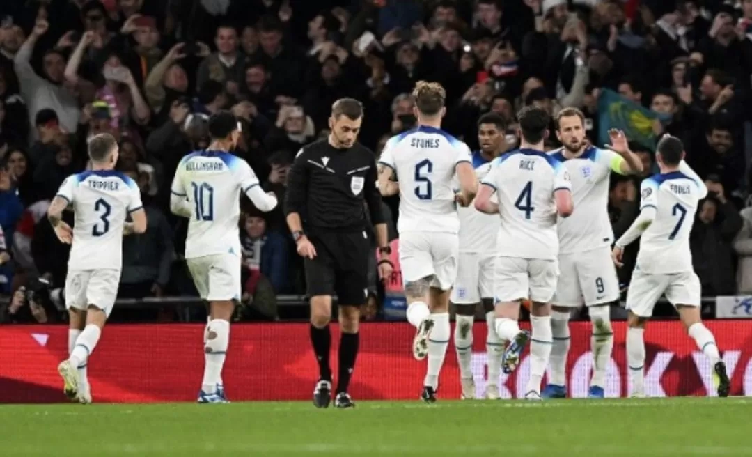 Piala Eropa 2024, Inggris Menang Tipis Lawan Serbia Skuad Inggris. Foto : Ist