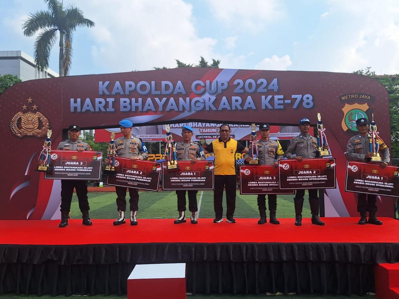 Polsek Pondok Aren Raih Juara 2 Standarisasi Rutan & Barang Bukti Pemberian penghargaan kepada beberapa instansi kepolisian yang berada di wilayah hukum Polda Metro Jaya.(dra)