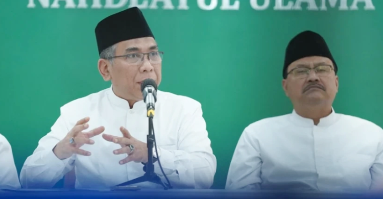 Soal Konsesi Tambang, NU Gercep, PGI Pikir-pikir Dulu Ketua PBNU Gus Yahya. Foto : Ist