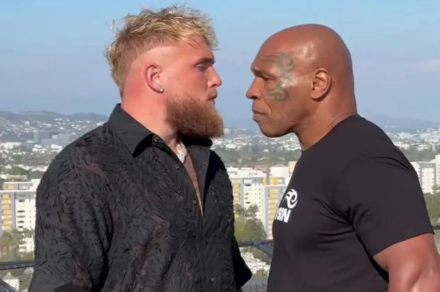 Tanding Mike Tyson Vs Jake Paul Berlangsung 15 November Foto : Ist