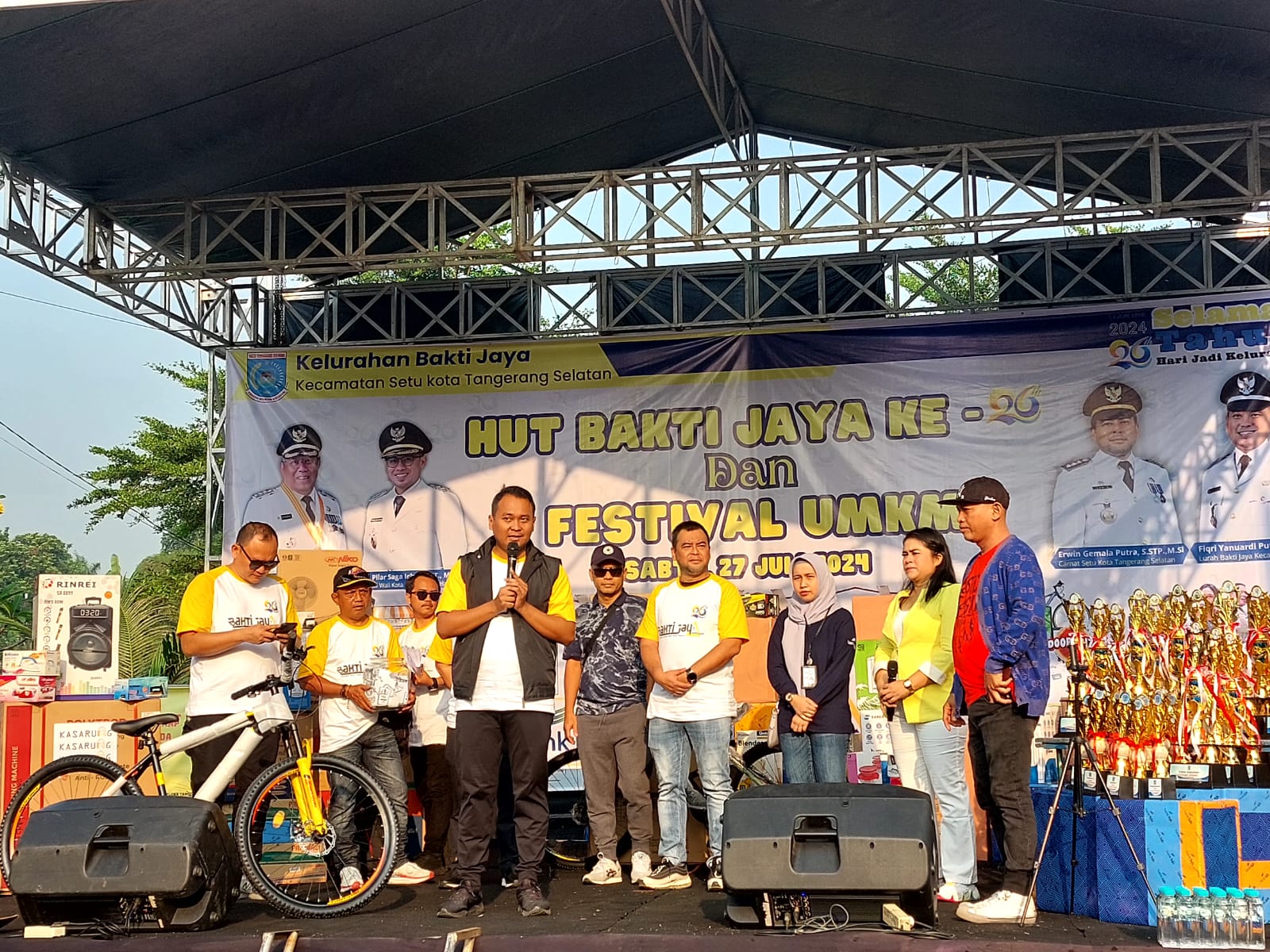 3 Ribu Warga Ramaikan Puncak Perayaan HUT ke-26 Kelurahan Bakti Jaya Foto : Ist