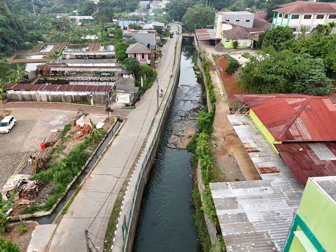 Atasi Banjir, Pemkot Tangsel Tambah Kapasitas Sungai Setelah Bangun Tandon Pemkot Tangsel tambah kapasitas sungai setelah bangun tandon, untuk kendalikan banjir. (Dok.Humas Pemkot Tangsel)
