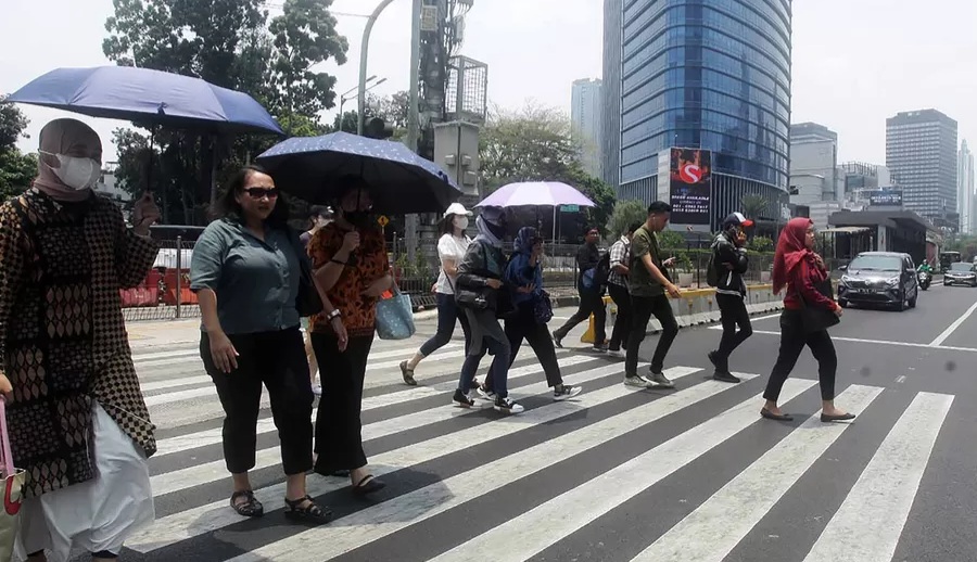Cuaca Jakarta Kamis (18/7/24) Cerah Berawan Merata, Panas 33°C Foto : Ist