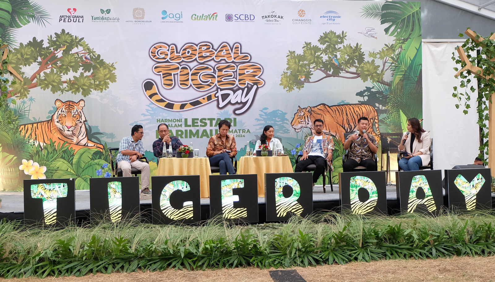 Global Tiger Day 2024 bersama Artha Graha Peduli dan Tambling Foto : Ist