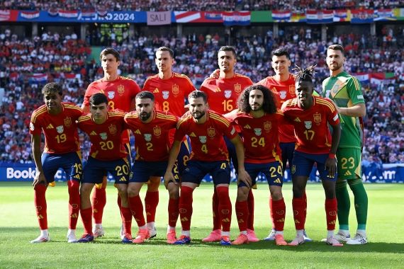 Ini 11 Pemain Terbaik Piala Eropa Versi UEFA, Timnas Spanyol Mendominasi Timnas Spanyol di Piala Eropa 2024. Foto : Ist