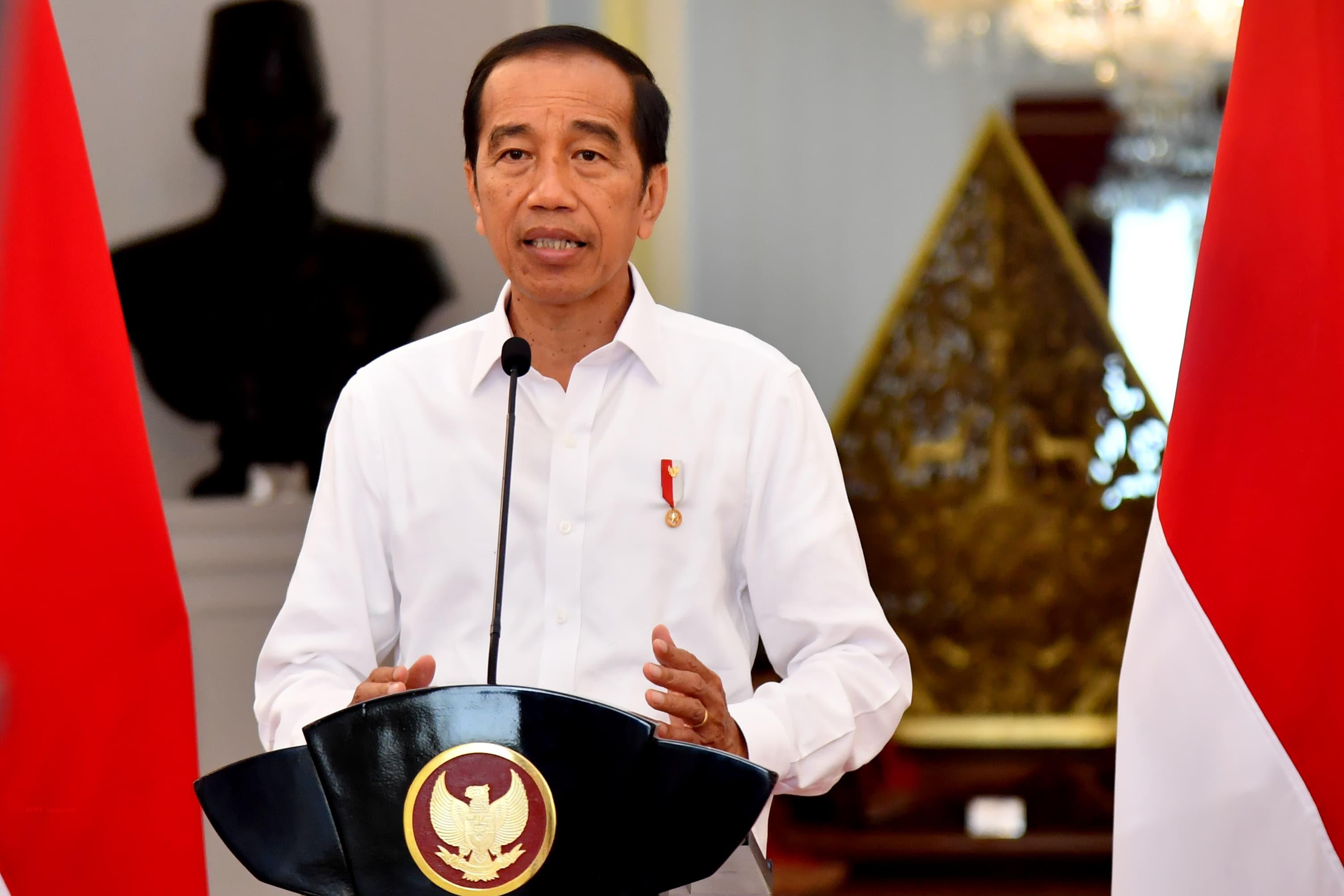 Jokowi Tanggapi Polemik 5 Anak Muda NU Bertemu Presiden Israel Foto : Ist