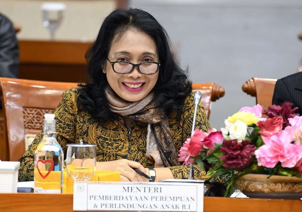 Judi Online Picu Tindak Pidana Perdagangan Orang Menteri TPPO Bintang Puspayoga. Foto : Ist