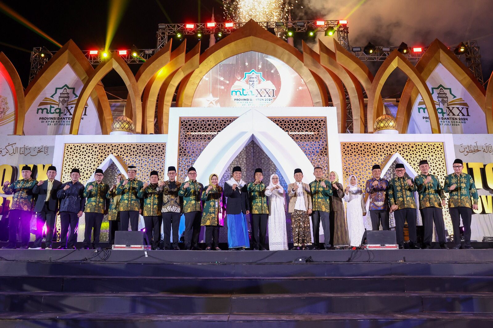 MTQ XXI Provinsi Banten Tahun 2024 Resmi Dimulai Foto : Humas Pemprov