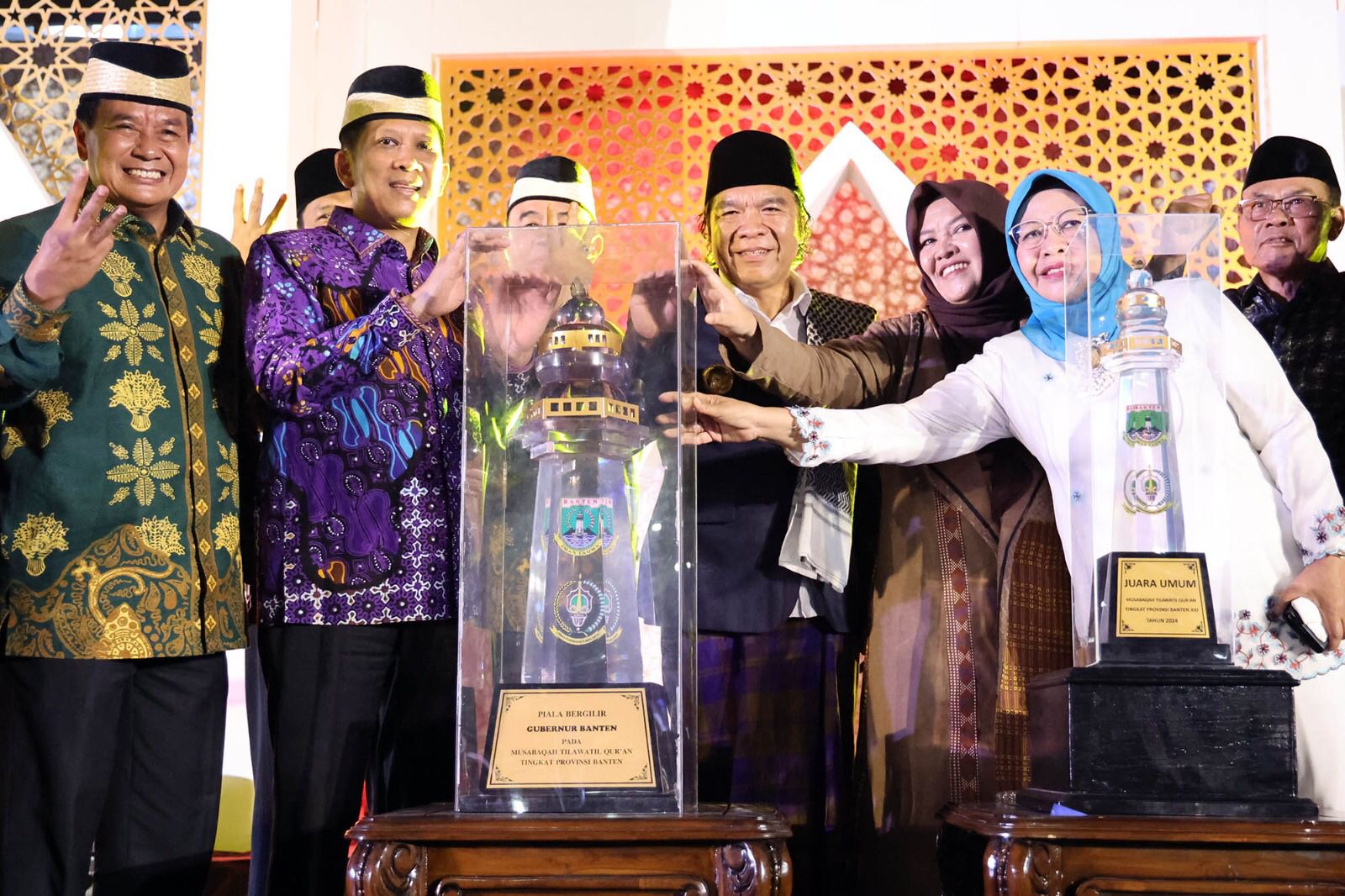 MTQ XXI Provinsi Banten Tahun 2024 Resmi Ditutup, Kabupaten Tangerang Keluar Sebagai Juara Umum Foto : Humas Prov
