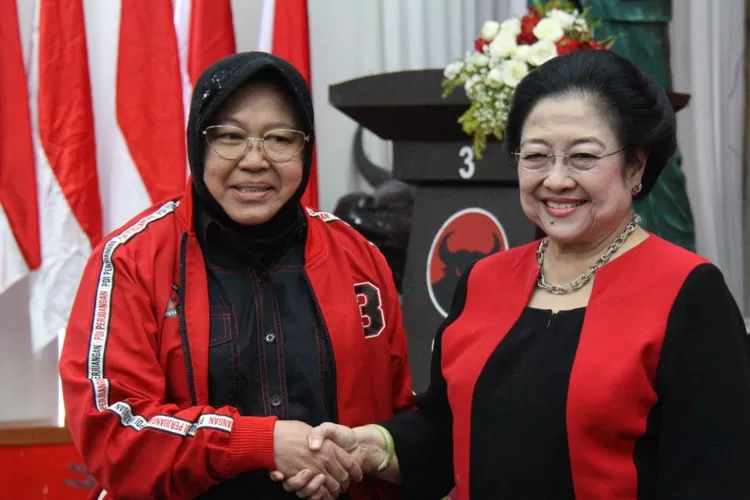 PDIP Siapkan Risma Lawan Khofifah Di Pilgub Jatim Foto : Ist