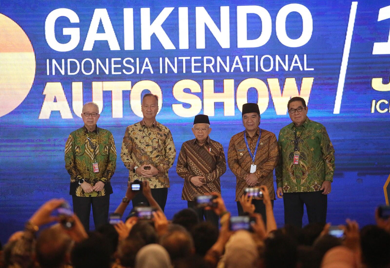 Pembukaan GIIAS 2024, Ma'ruf Amin: Industri Otomotif Global Sudah Mulai Bangkit Kembali Foto : Ist