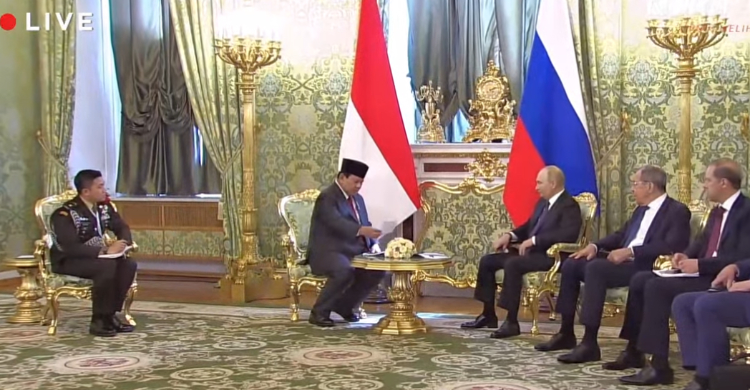 Prabowo Kepada Putin: Rusia Teman Baik Indonesia Foto : Ist