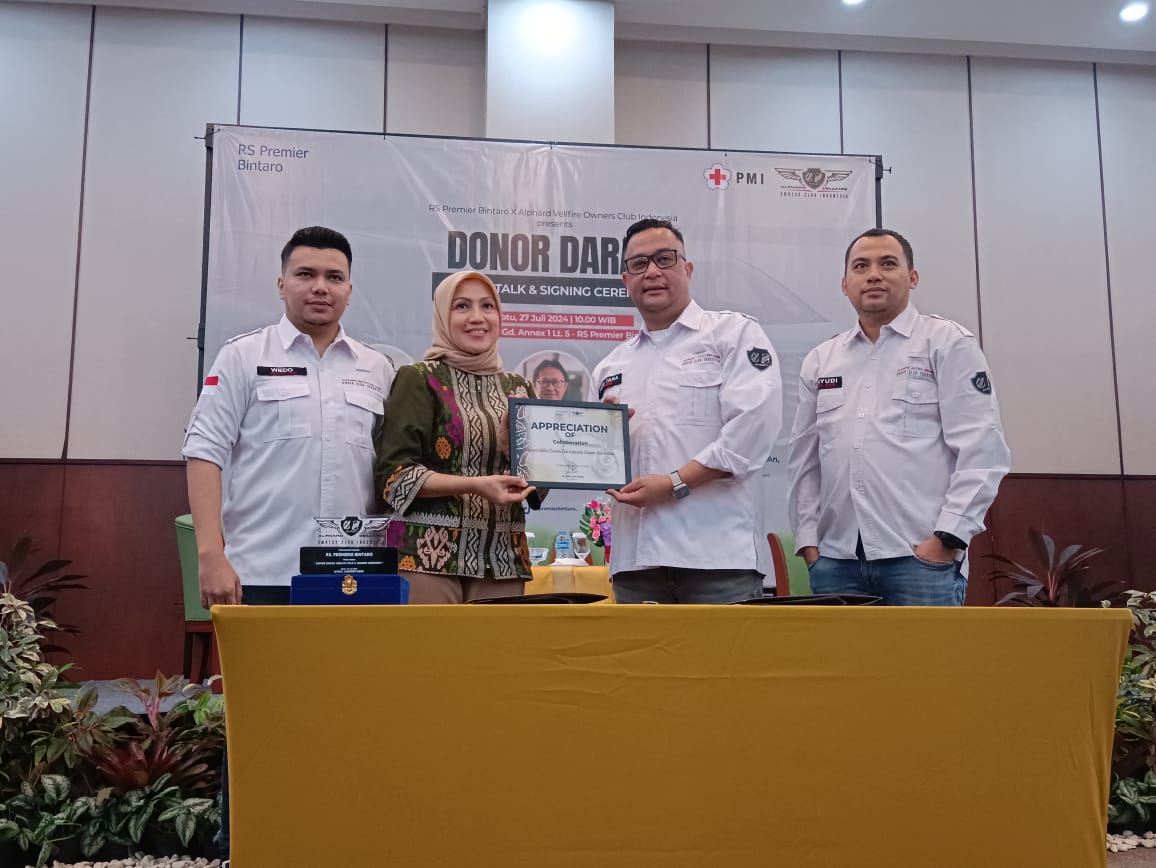 RS Premier Bintaro Gelar Donor Darah dan Health Talk bersama Komunitas AVOCI Foto : Ist