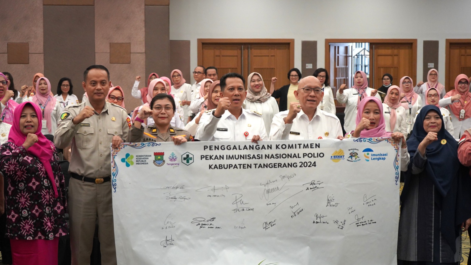 Sukseskan PIN Polio, Dinas Kesehatan Kabupaten Tangerang Gelar Rapat Koordinasi Lintas Sektor Foto : Ist
