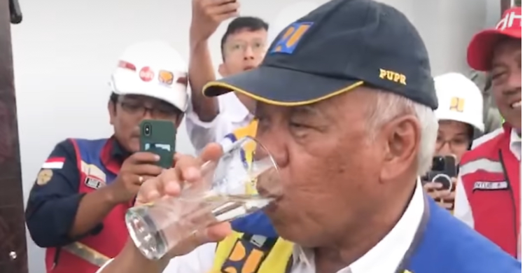 Air Di IKN Bisa Diminum Dari Keran Langsung Foto : Ist
