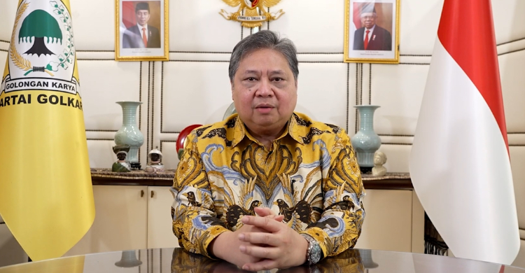 Airlangga Hartarto Resmi Mengundurkan Diri Sebagai Ketum Partai Golkar Foto : Ist