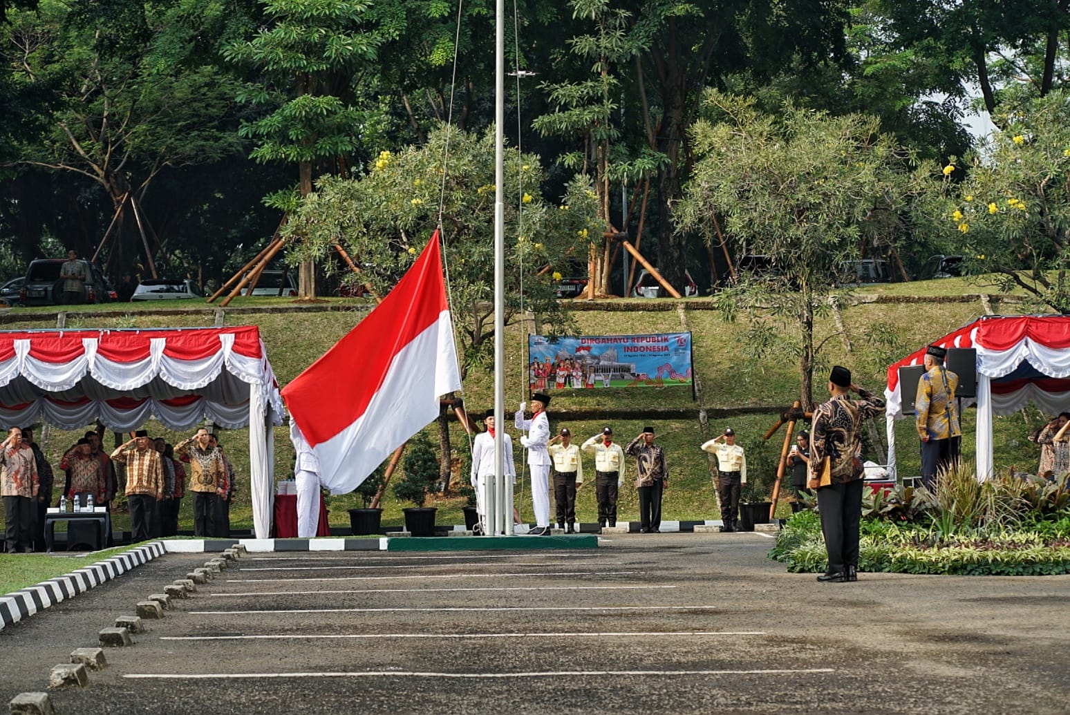 Artha Graha Peduli Gelar Upacara HUT RI ke-79 Dipusatkan di SCBD Foto : Ist