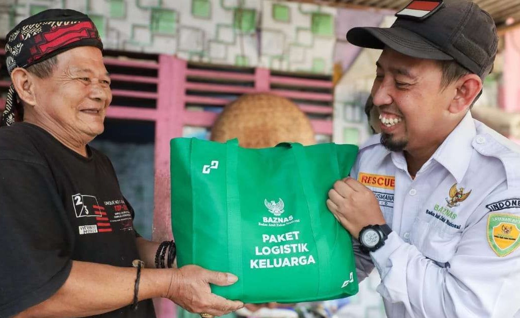 Baznas RI Distribusikan Paket Logistik untuk Mustahik di Tangerang dan Tangsel Foto : Ist