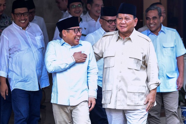 Cak Imin Dikenal Politisi Jago Belok, Kini Merapat ke Prabowo Foto : Ist