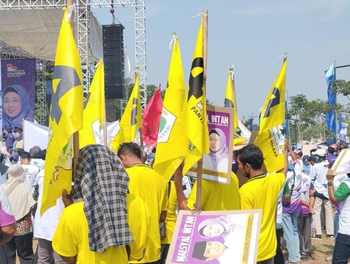 Deklarasi Akbar Pasangan Maesyal-Intan, Dihadiri Sekitar 20.000 Pendukung! Foto : Ist