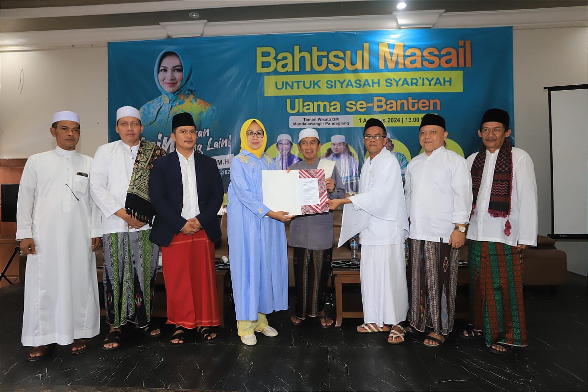 Dinilai Layak Menjadi Gubernur Banten, Airin Dapat Amanah dari Ratusan Ulama Foto : Ist