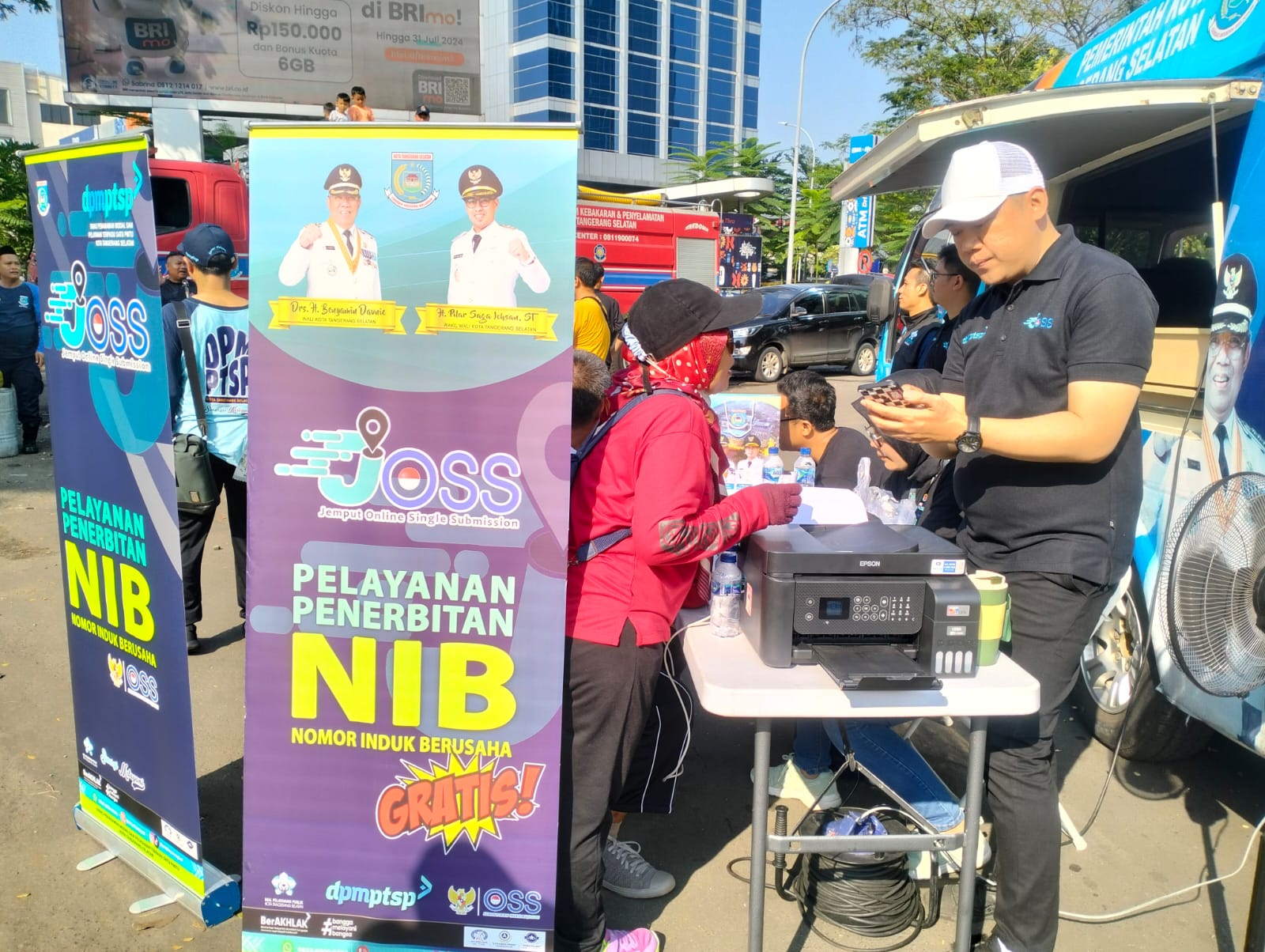 DPMPTSP Tangsel Luncurkan JOSS, Pelayanan Ngurus Izin Usaha Jemput Bola ke Masyarakat Foto : Ist