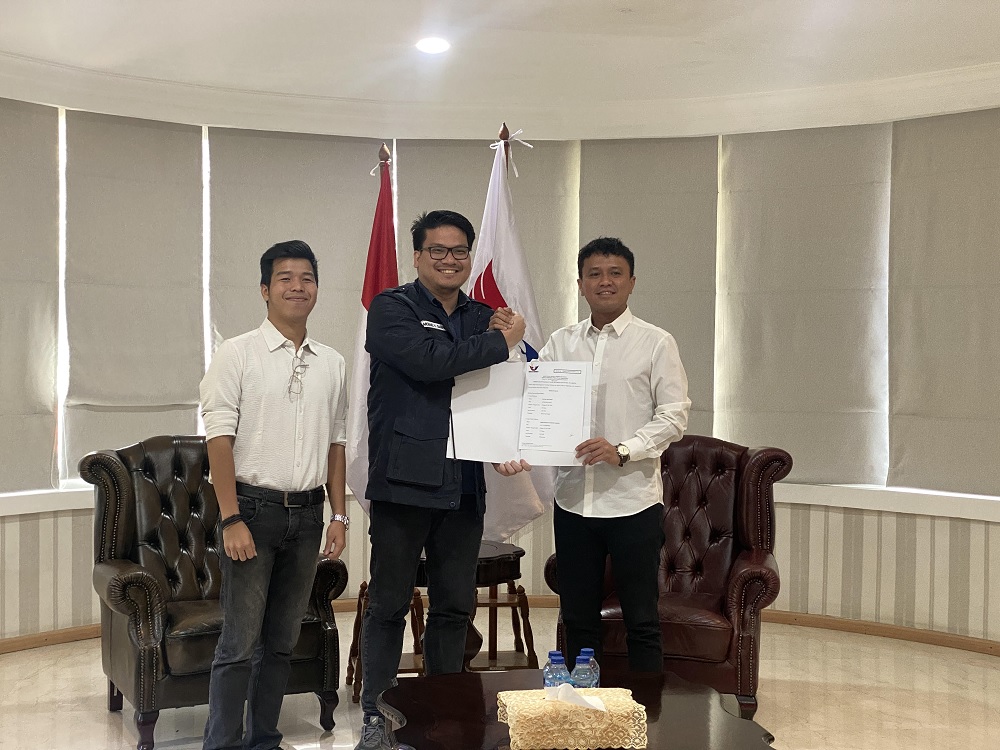 Faldo-Fadlin Resmi Dapat Dukungan dari Partai Perindo di Pilkada Kota Tangerang 2024 Foto : Ist