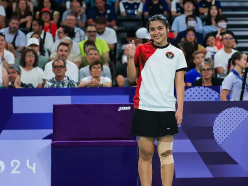 Gregoria Mariska Mulus Ke-16 Besar Olimpiade Paris 2024 Foto : Ist