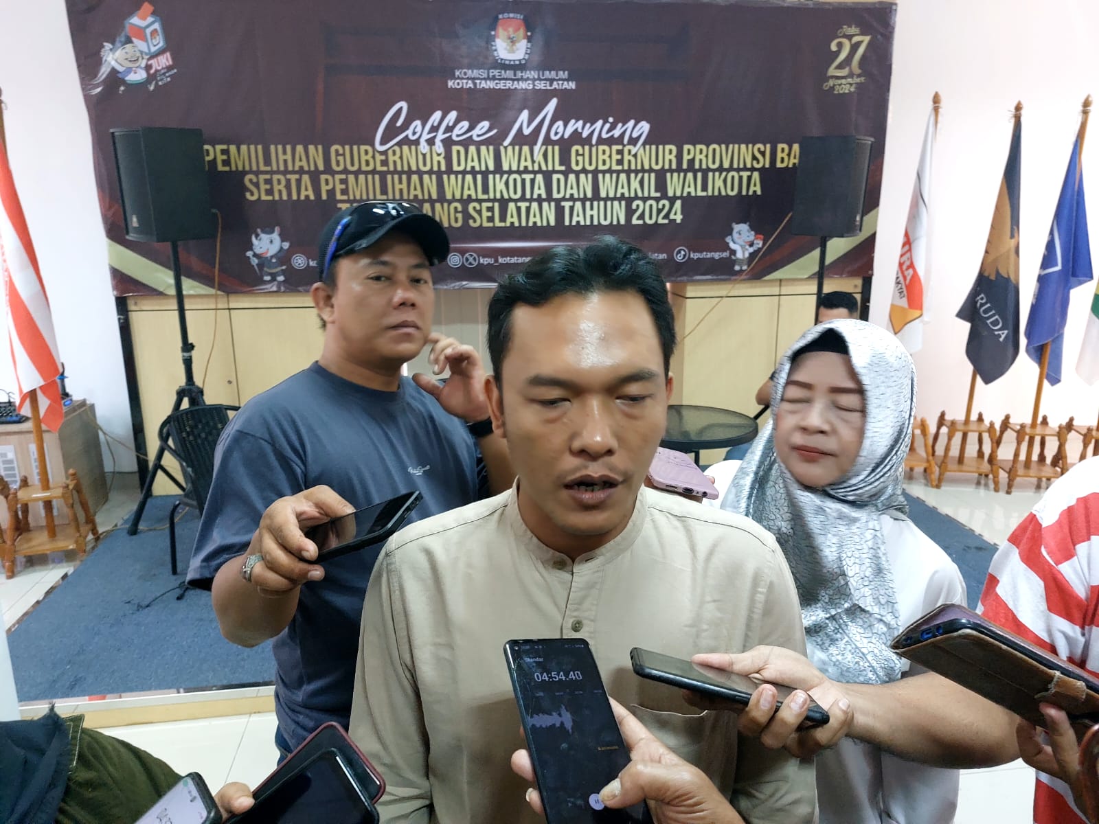 Hari Pertama Pendaftaran, KPU Tangsel Pastikan Belum Ada Paslon Wawalkot yang Daftar Foto ,: Ist