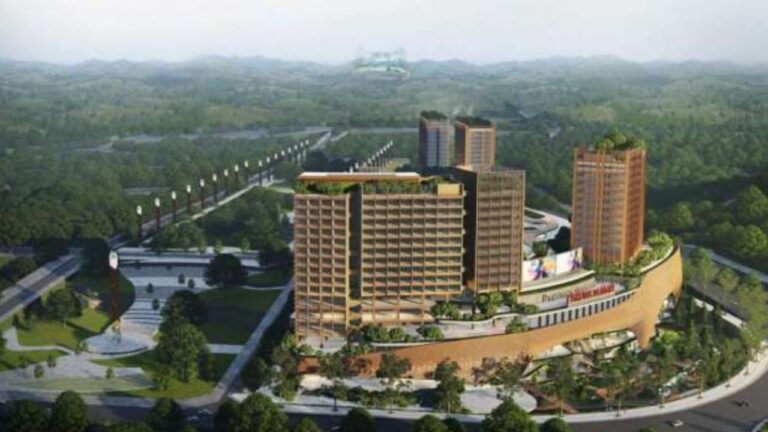 Investasi IKN Di Luar Dari APBN Telah Mencapai Rp 56,2 Triliun Hotel Nusantara salah satu bangunan yang sudah beroperasional di IKN. Foto : Ist