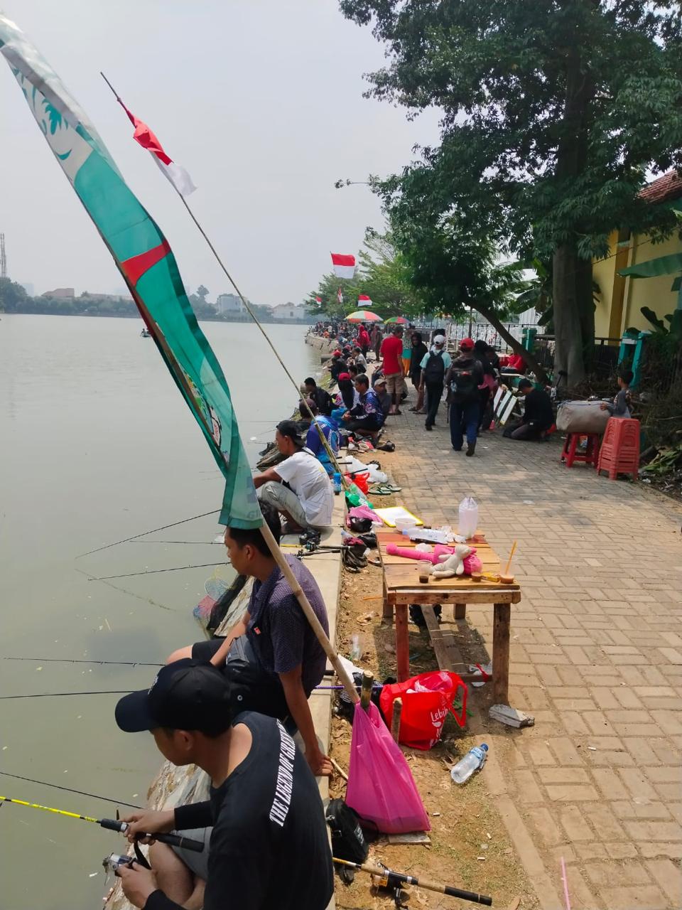 Jalin Silaturahmi,Kecamatan Serpong Utara Gelar Lomba Mancing di Hari Kemerdekaan Foto : Ist
