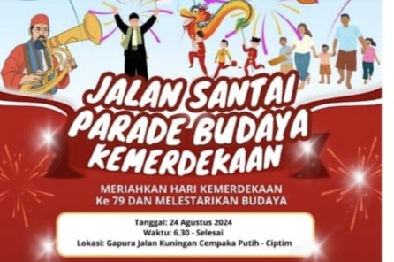 Jangan Sampai Ketinggalan! Forpasa Gelar Jalan Santai Parade Budaya di Ciputat Timur Foto : Ist
