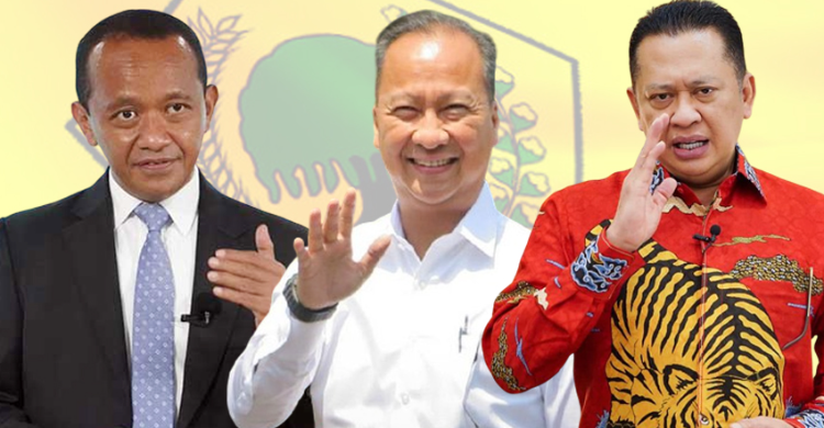 Kandidat Caketum Golkar Langsung Bermunculan, Bahlil, AGK, Bamsoet Ada Di Urutan Atas Foto : Ist