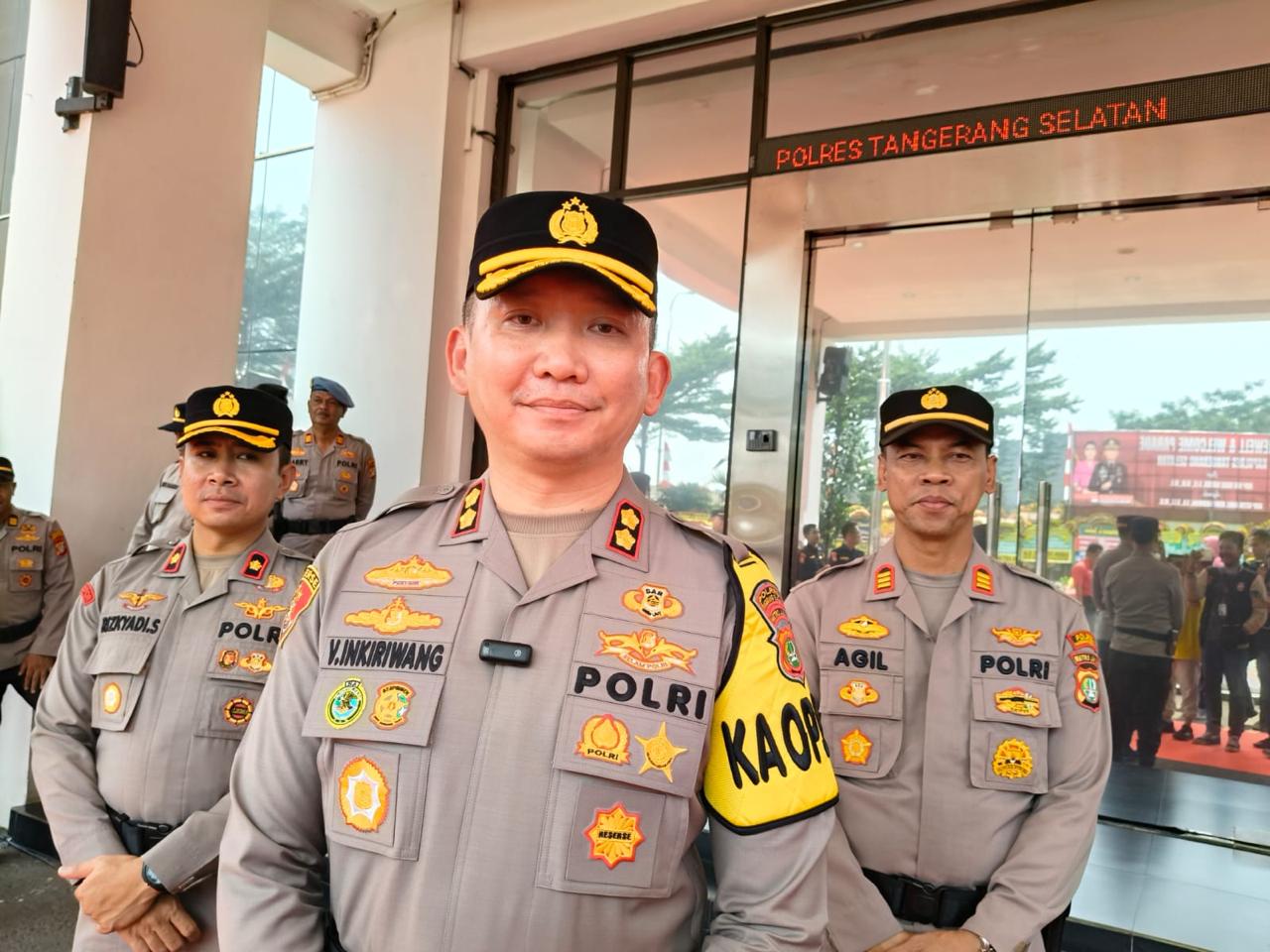 Kapolres Baru Komitmen Amankan Pilkada Kapolres Tangsel AKBP Victor Inkiriwang
