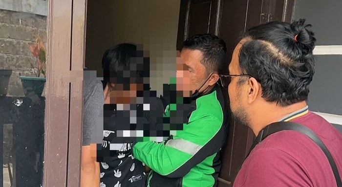 Kepergok! Maling Motor di Cileungsi Ditangkap Polisi saat Bongkar Motor Korban Foto : Ist