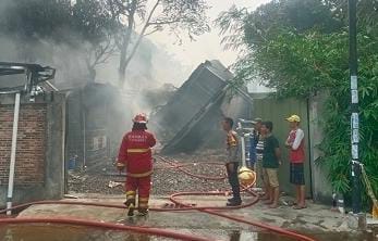 Kerugian Akibat Kebakaran di Pondok Aren Mencapai Rp 5 M, Diduga karena Korsleting Listrik Foto ,: Ist