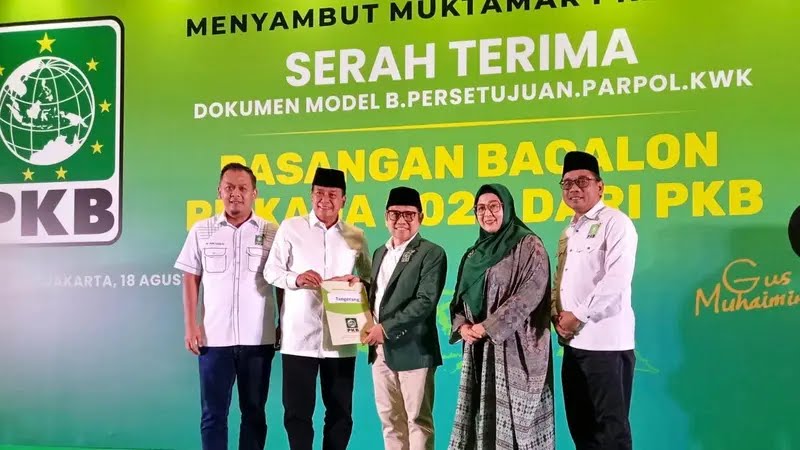 Maesyal-Intan Resmi Didukung PKB di Pilkada Kabupaten Tangerang 2024 Foto : Ist