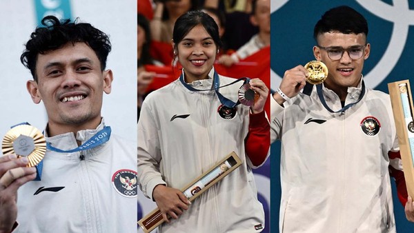 Peraih Medali Emas Olimpiade Paris 2024 Diguyur Bonus Rp 6 Miliar Foto : Ist