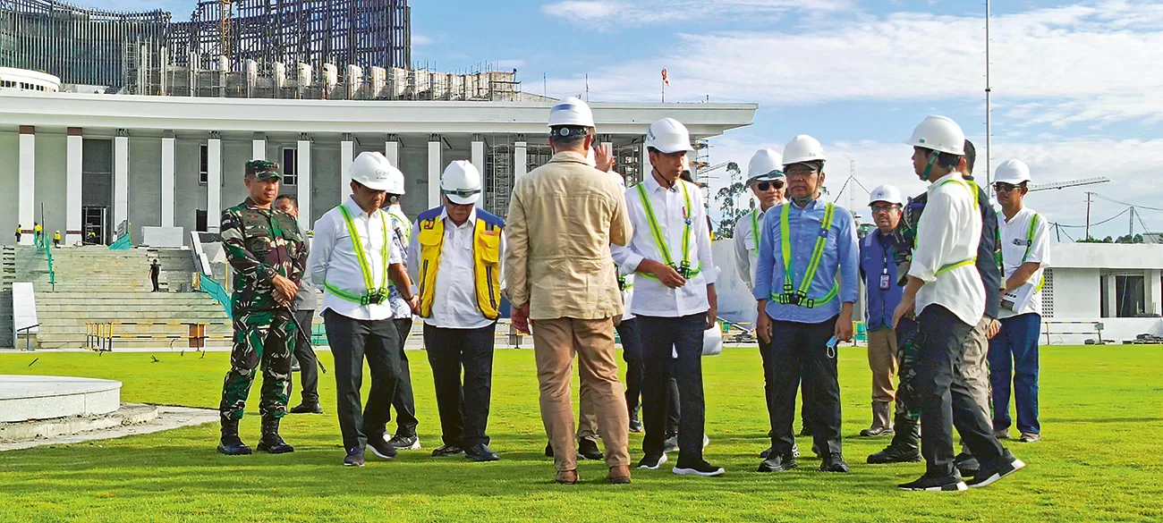 Persiapan HUT Ke-79 RI Di IKN, Mantan Presiden Diundang Foto : Ist